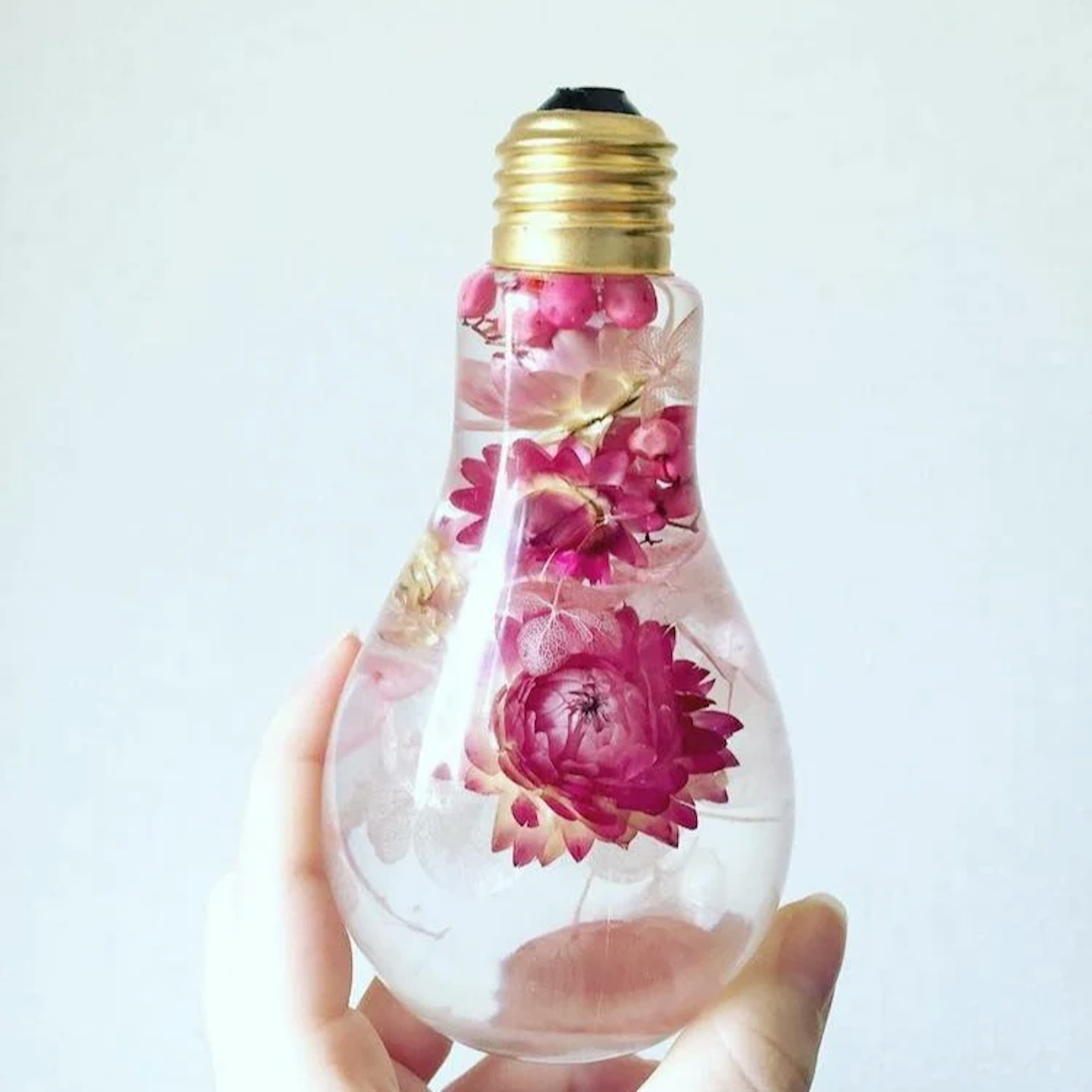 Enchanted Flower Light Bulb Vase