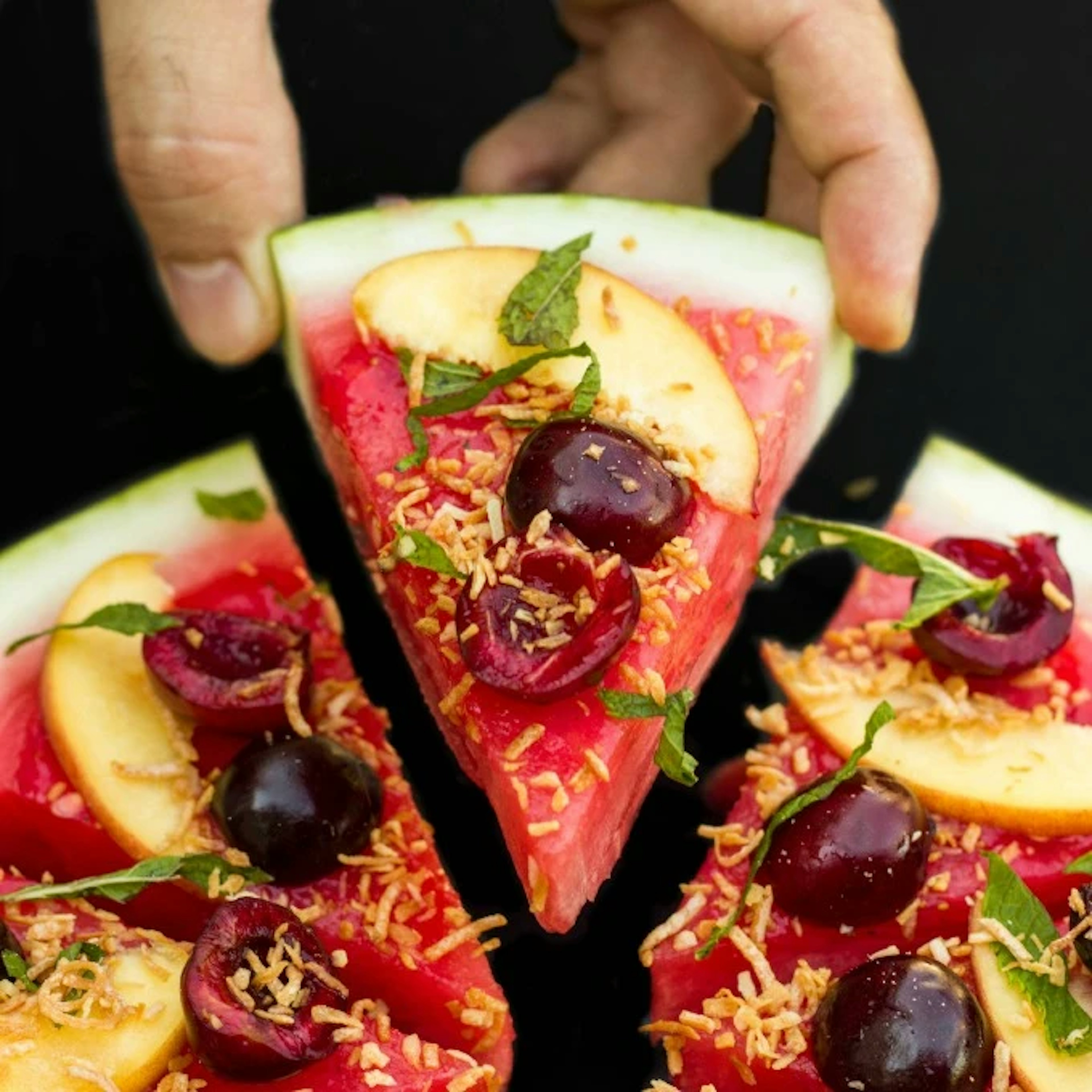 Peach & Cherrie Dessert Pizza