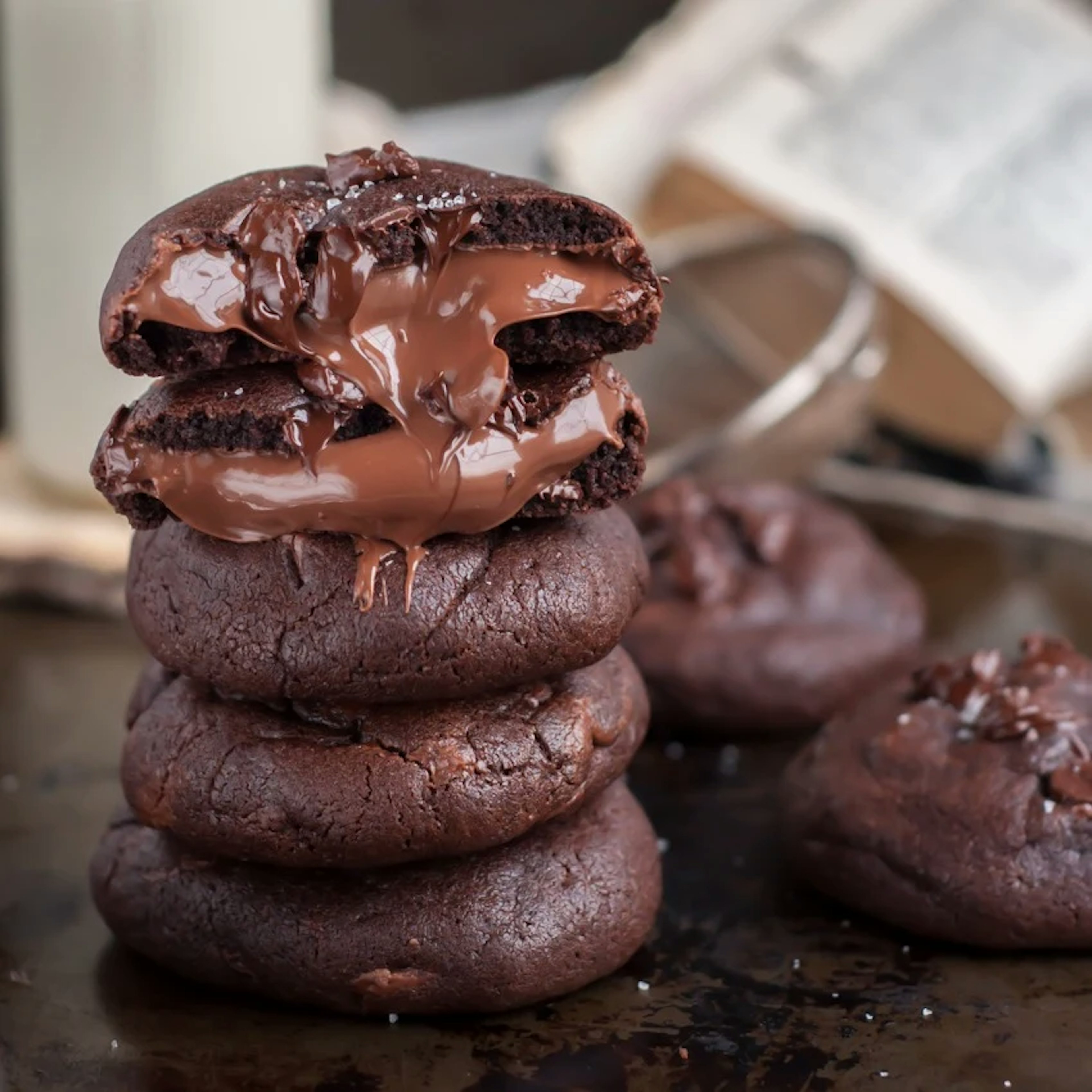 Nutella Lava Cookies,