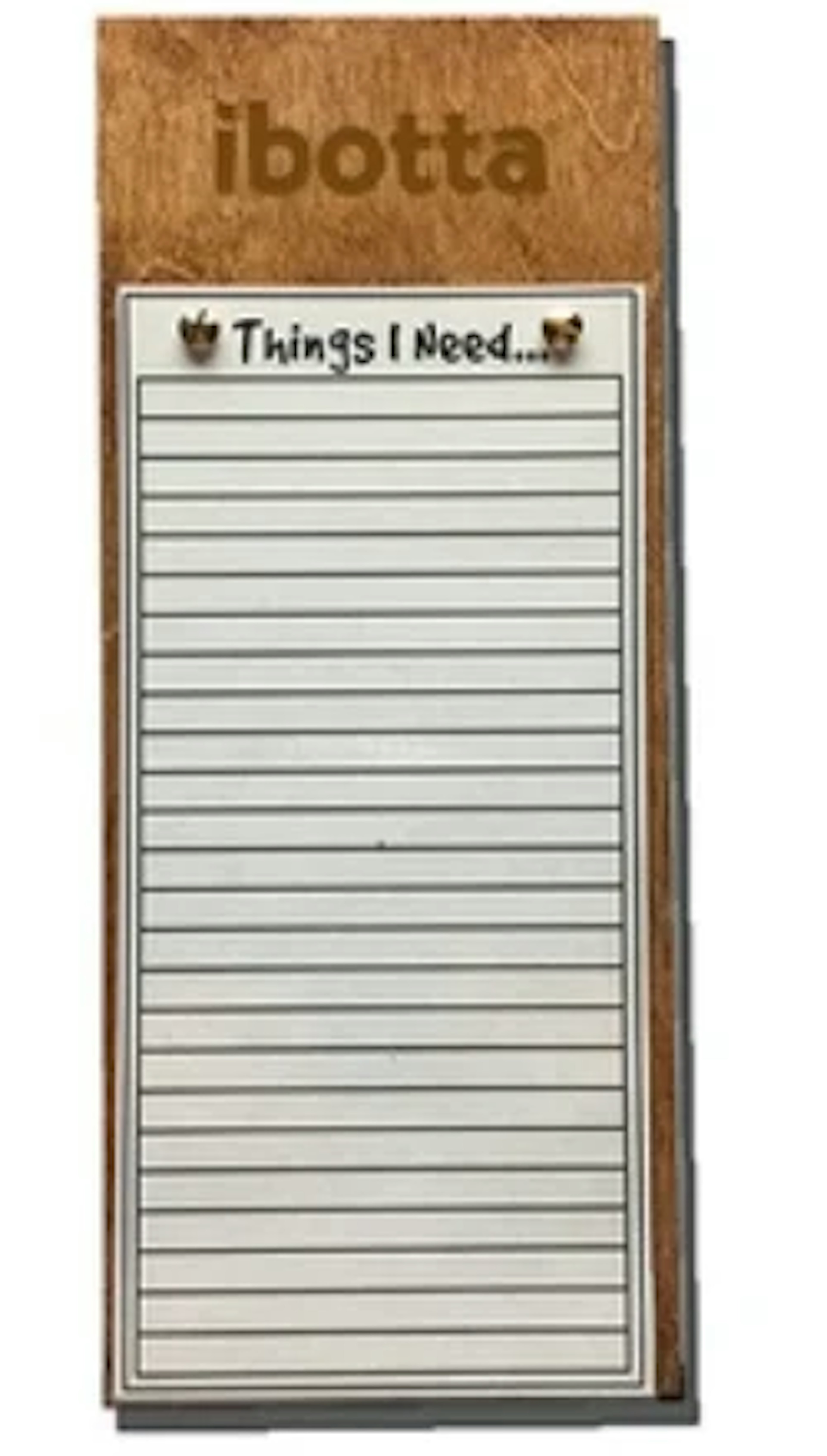 wooden memo board