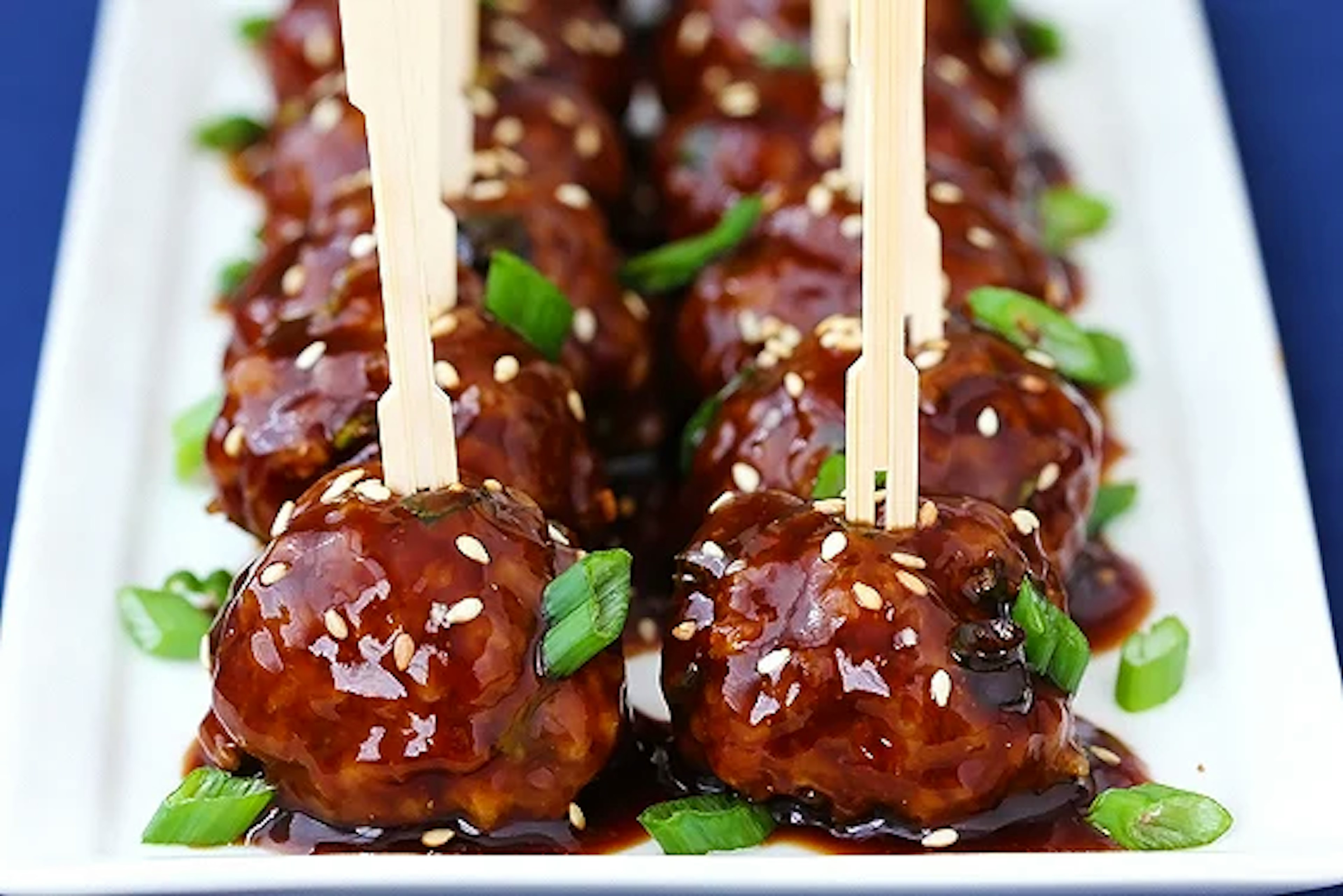 Saucy Asian Meatballs,