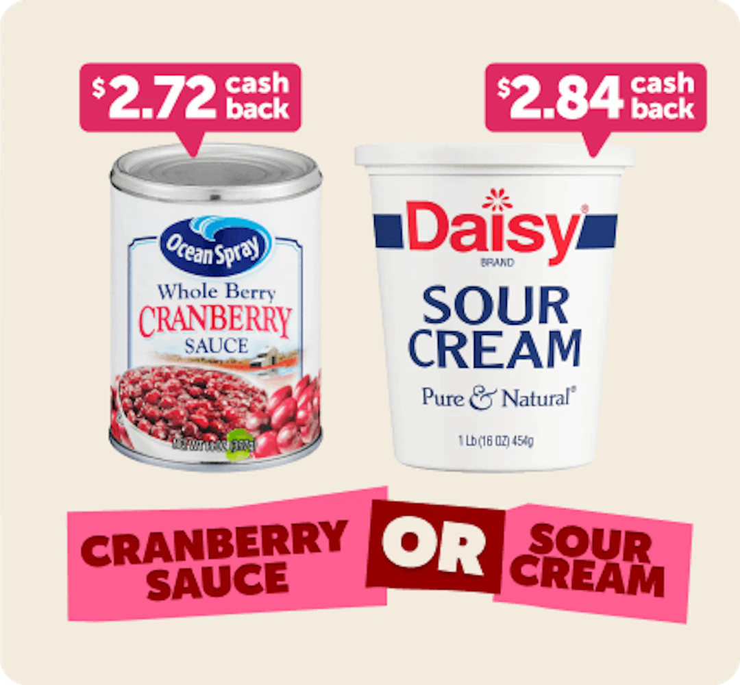 Cranberries or Sour Cream