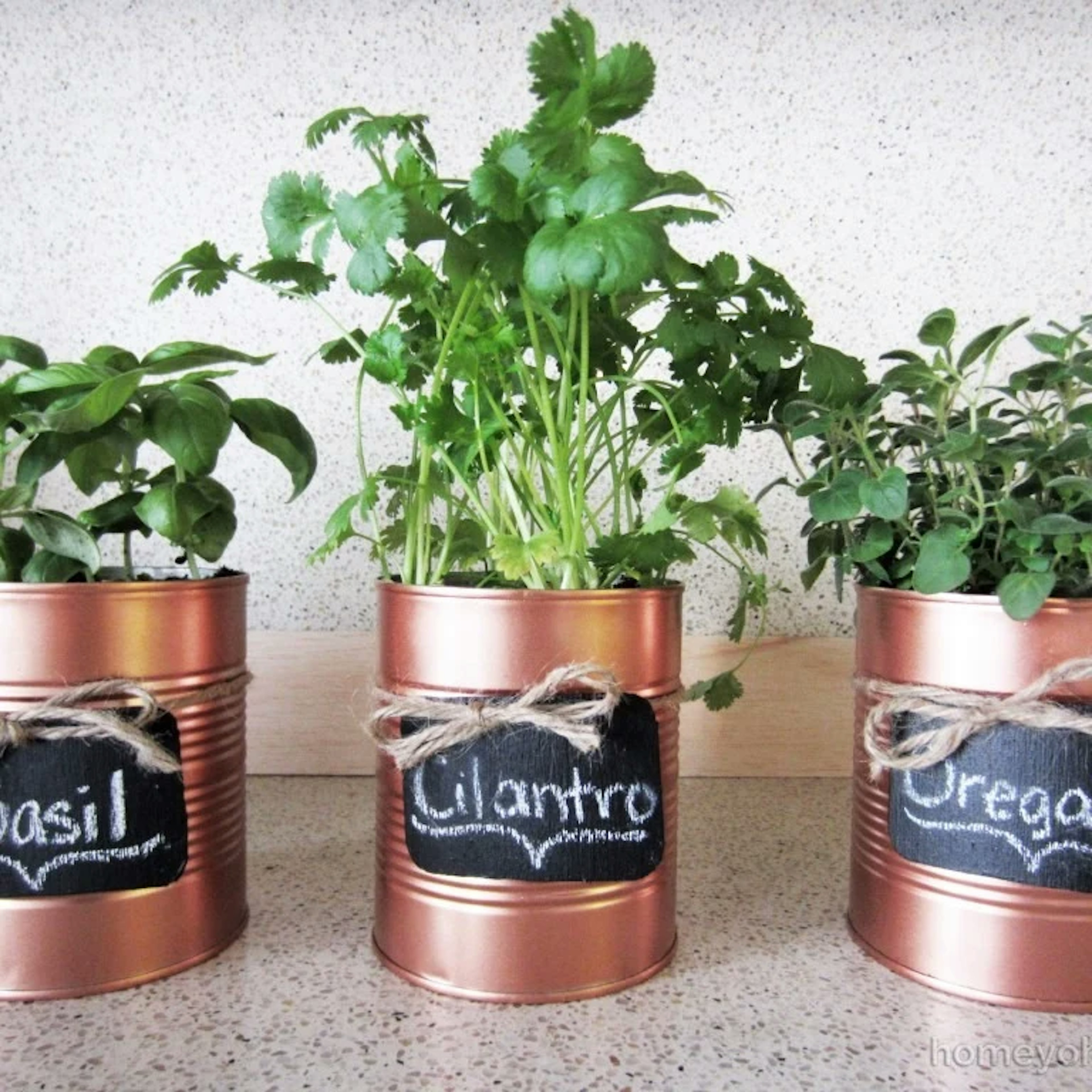 Copper Tin Planters