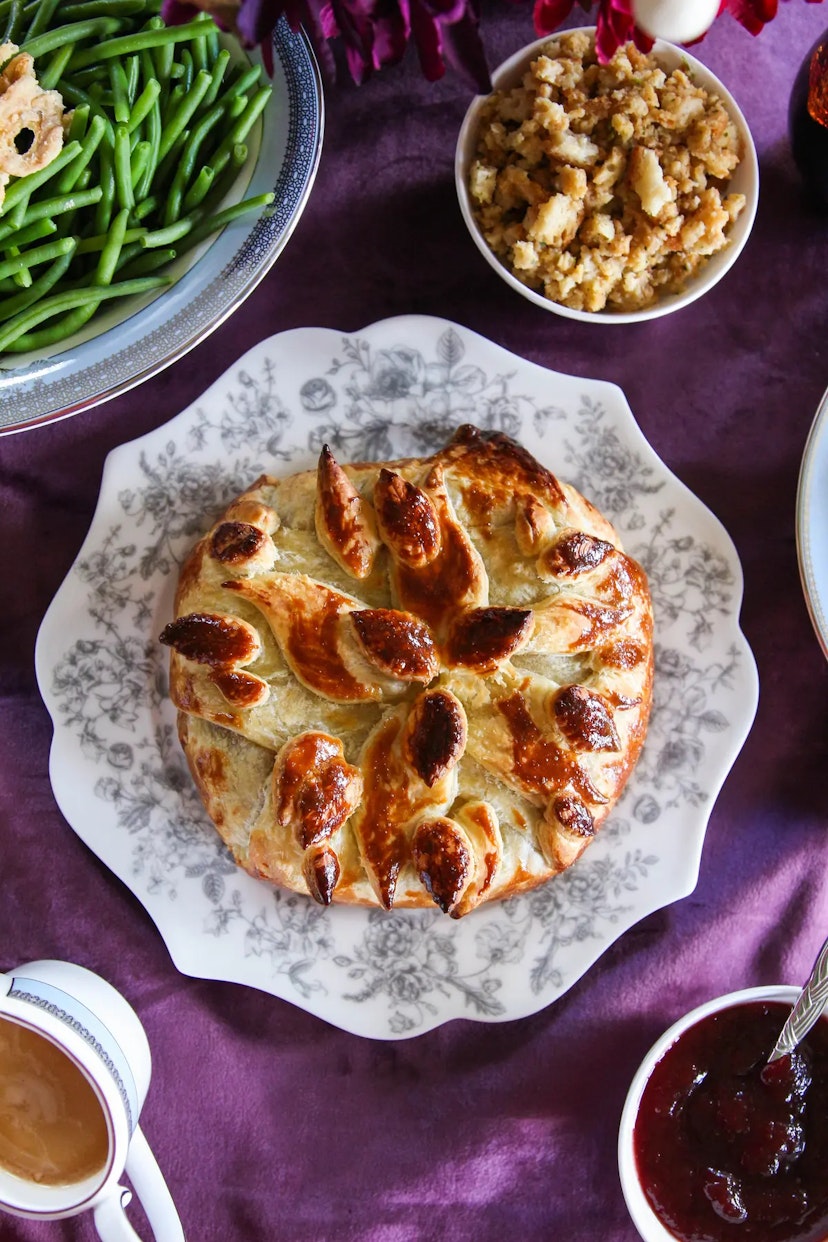 Cranberry Spice Baked Brie Free Thanksgiving Meal