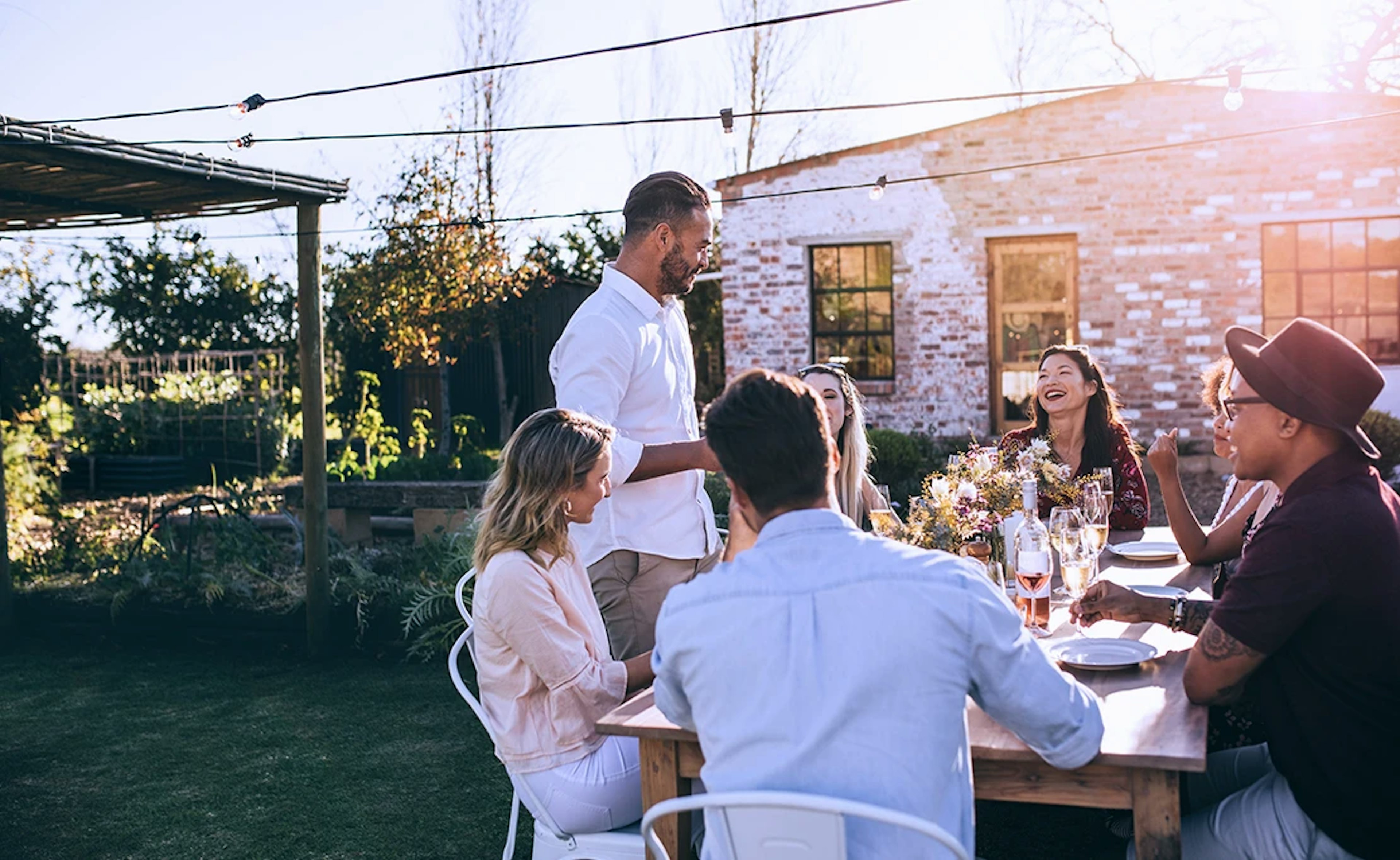 people around a table