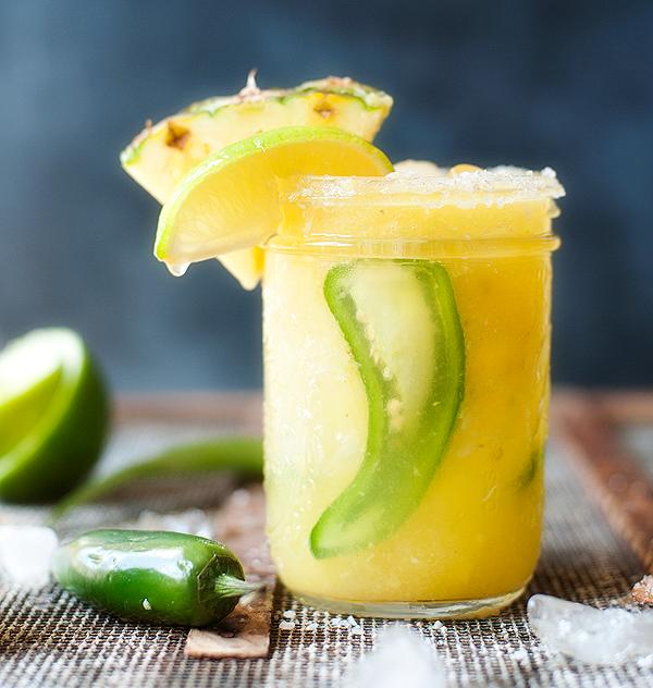 spicy Pineapple Margaritas