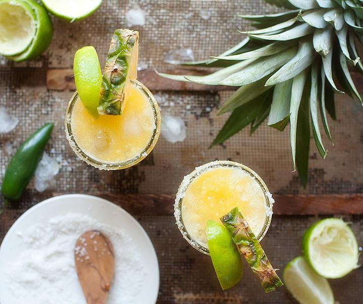 festive margaritas on a table