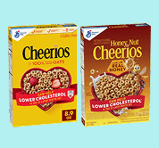 GM: Cheerios (reg & honey nut)