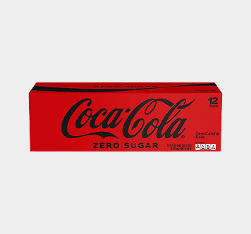 Brand: Coca Cola (Coke Zero box)