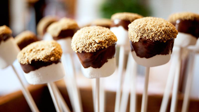 Marshmallow S’more Pops