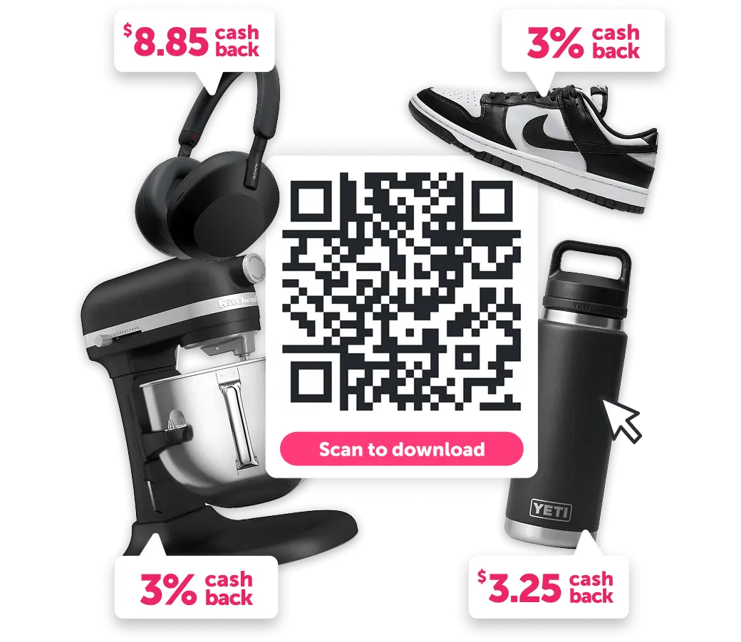Scan the QR code to get the Ibotta app, and get cash back!