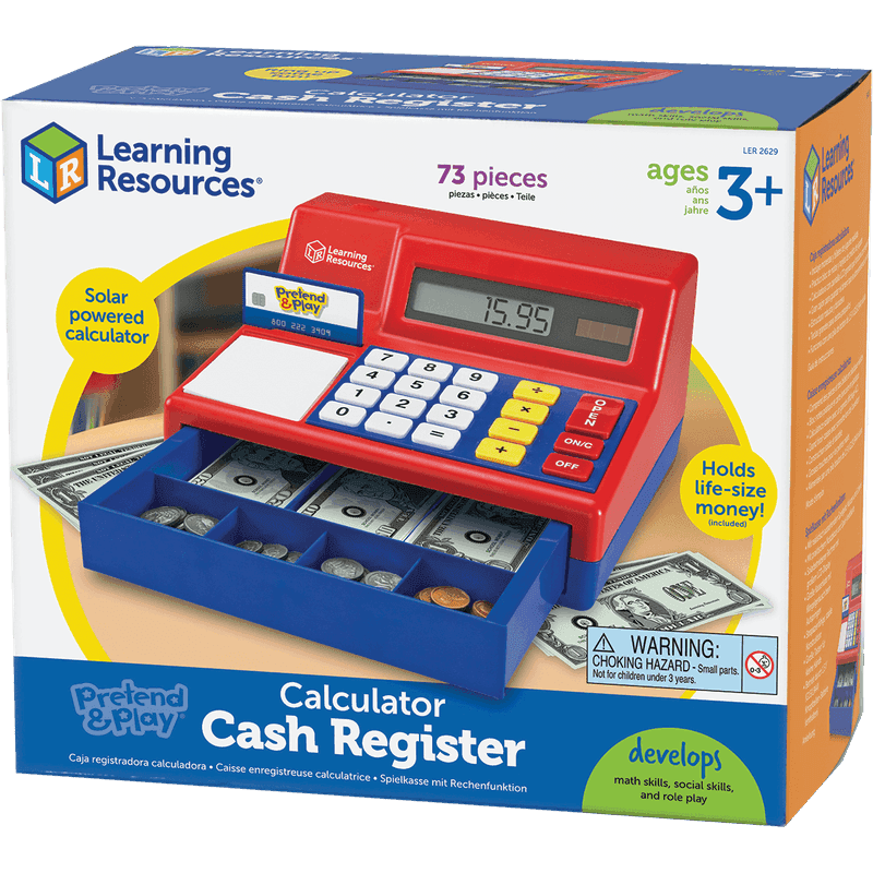 Learning Resources Pretend & Play Calculator Cash Register
