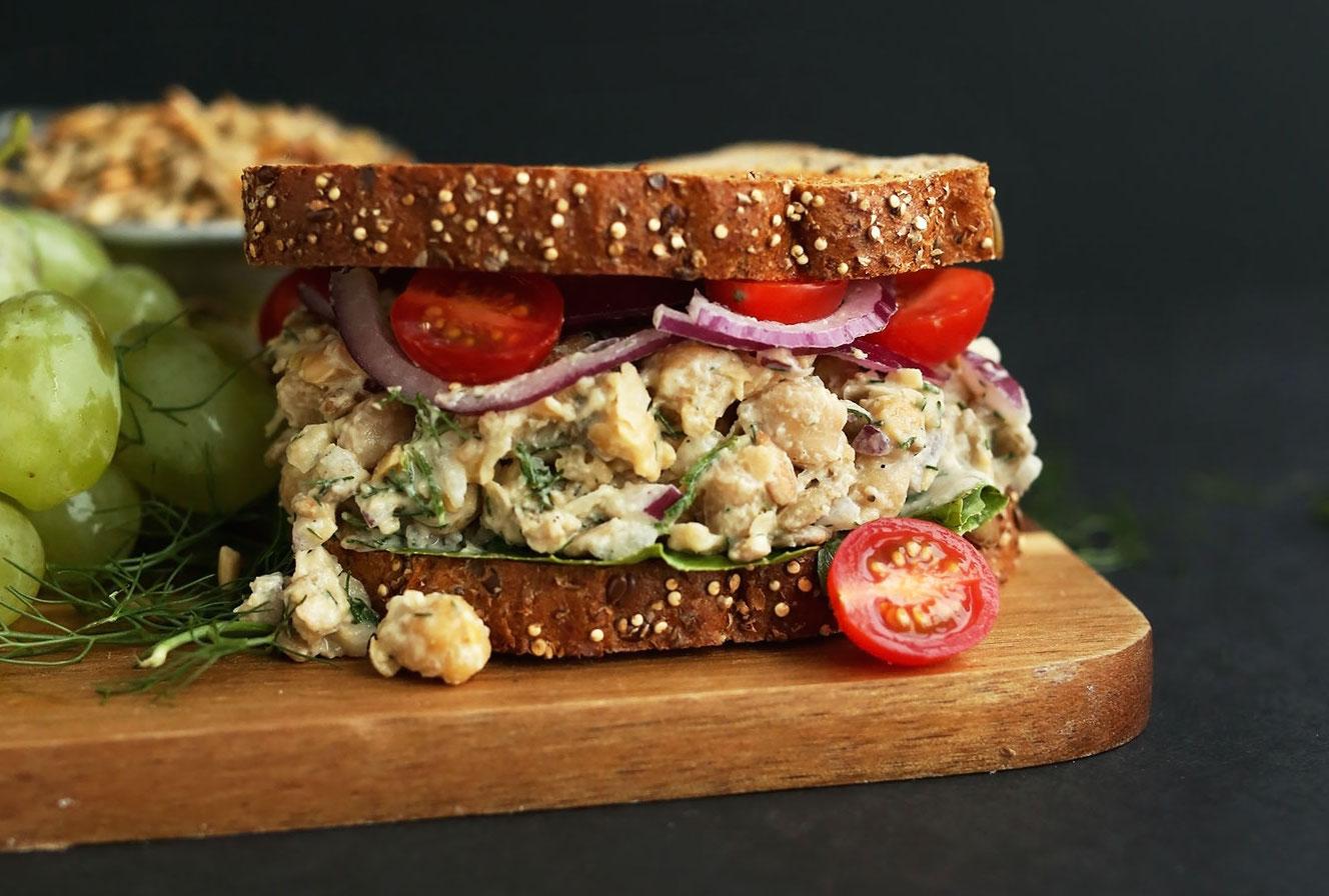 Chickpea Sunflower Sandwich