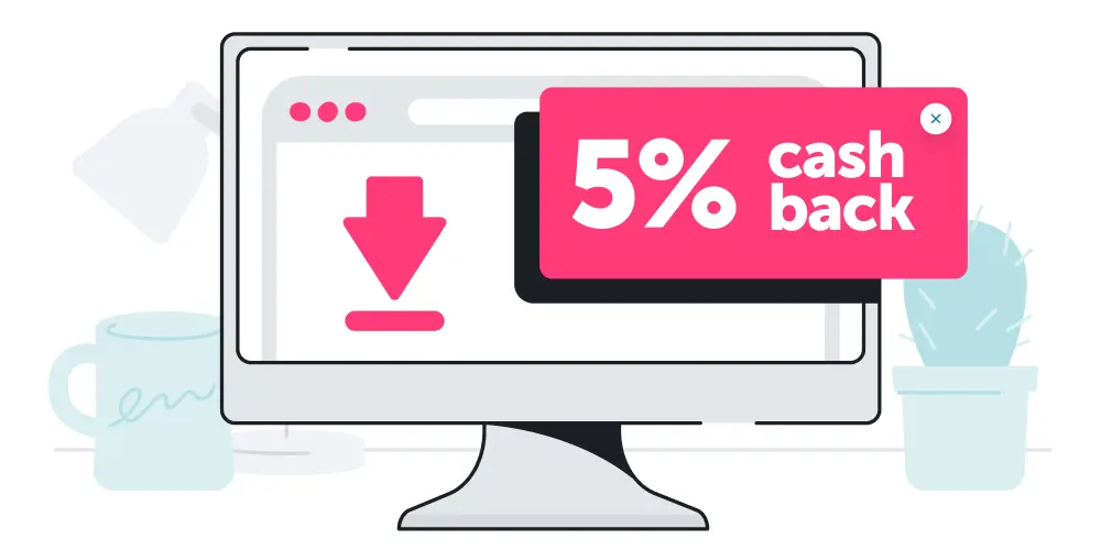 Ibotta Browser Extension, 5% cash back